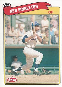 1989 Swell Baseball Greats #26 Ken Singleton Front