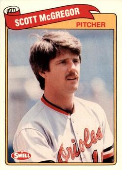 1989 Swell Baseball Greats #56 Scott McGregor Front