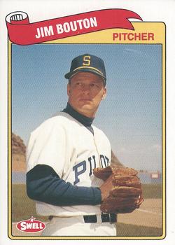 1989 Swell Baseball Greats #66 Jim Bouton Front