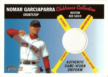 2004 Topps Heritage - Clubhouse Collection Relics #CCR-NG Nomar Garciaparra Front