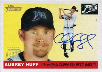 2004 Topps Heritage - Real One Autographs #RO-AH Aubrey Huff Front