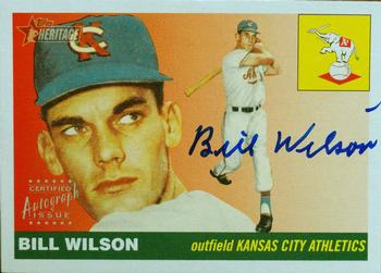 2004 Topps Heritage - Real One Autographs #RO-BW Bill Wilson Front