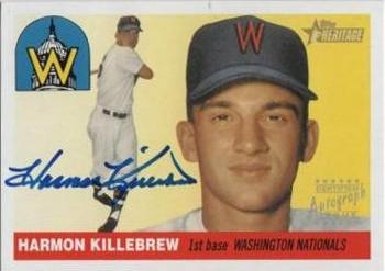 2004 Topps Heritage - Real One Autographs #RO-HK Harmon Killebrew Front