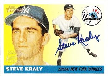 2004 Topps Heritage - Real One Autographs #RO-SK Steve Kraly Front