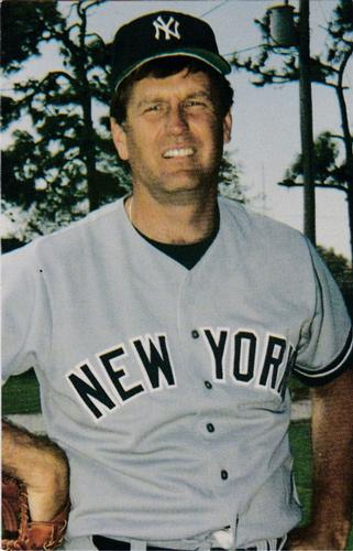 1986 TCMA New York Yankees Postcards #1 Tommy John Front