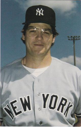 1986 TCMA New York Yankees Postcards #18A Britt Burns Front