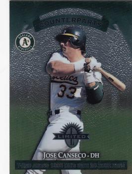 1997 Donruss Limited #17 Jose Canseco / Chili Davis Front