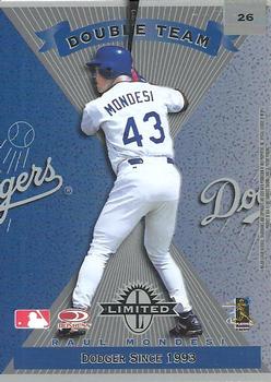 1997 Donruss Limited #26 Mike Piazza / Raul Mondesi Back