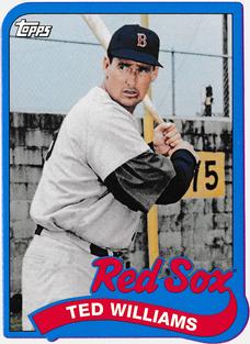 2014 Topps - 1989 Topps Die Cut Minis #TM-21 Ted Williams Front