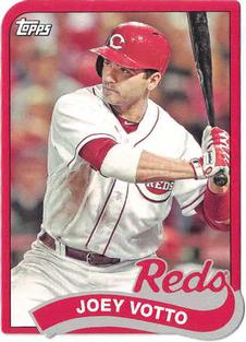 2014 Topps - 1989 Topps Die Cut Minis #TM-37 Joey Votto Front