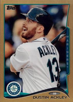 2014 Topps - Gold #9 Dustin Ackley Front