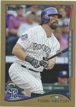 2014 Topps - Gold #17 Todd Helton Front