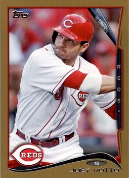 2014 Topps - Gold #19 Joey Votto Front