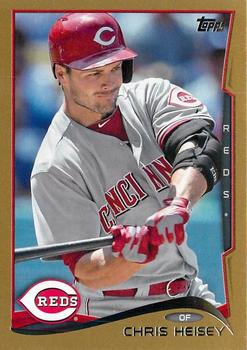 2014 Topps - Gold #23 Chris Heisey Front
