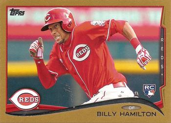 2014 Topps - Gold #36 Billy Hamilton Front
