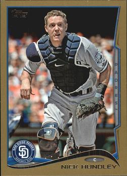 2014 Topps - Gold #37 Nick Hundley Front