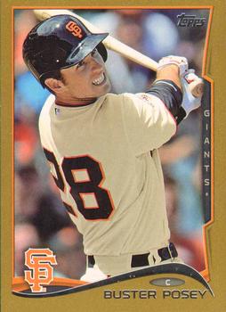 2014 Topps - Gold #50 Buster Posey Front