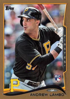 2014 Topps - Gold #54 Andrew Lambo Front