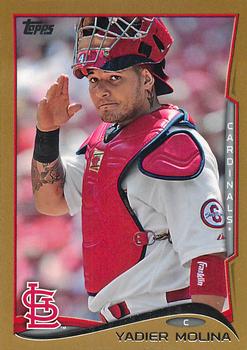 2014 Topps - Gold #57 Yadier Molina Front