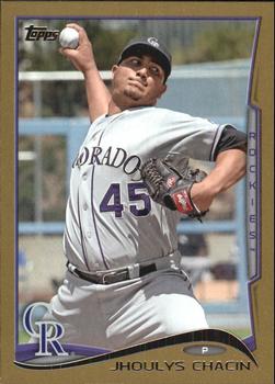 2014 Topps - Gold #69 Jhoulys Chacin Front