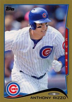 2014 Topps - Gold #71 Anthony Rizzo Front