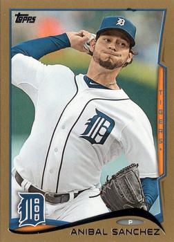 2014 Topps - Gold #81 Anibal Sanchez Front