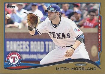 2014 Topps - Gold #94 Mitch Moreland Front