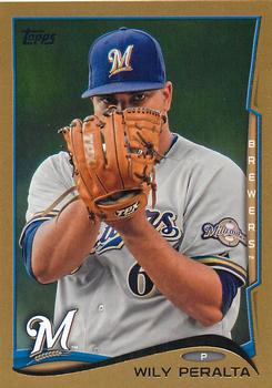 2014 Topps - Gold #96 Wily Peralta Front