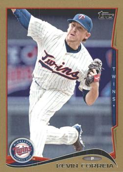 2014 Topps - Gold #120 Kevin Correia Front