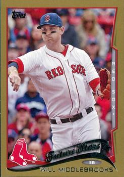 2014 Topps - Gold #136 Will Middlebrooks Front