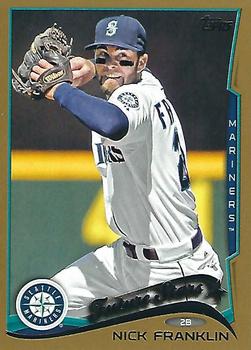 2014 Topps - Gold #169 Nick Franklin Front