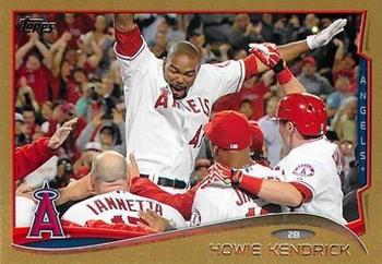 2014 Topps - Gold #185 Howie Kendrick Front