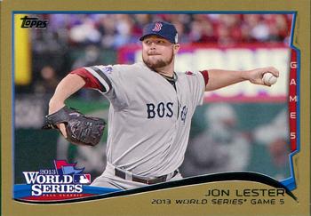 2014 Topps - Gold #206 World Series Game 5 Front