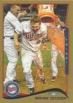 2014 Topps - Gold #221 Brian Dozier Front
