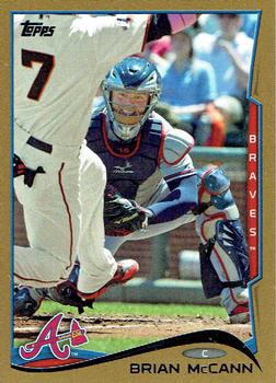 2014 Topps - Gold #225 Brian McCann Front