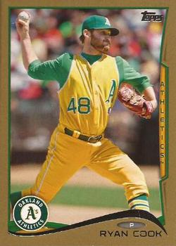 2014 Topps - Gold #243 Ryan Cook Front