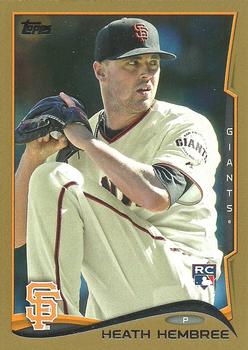 2014 Topps - Gold #249 Heath Hembree Front