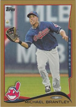2014 Topps - Gold #261 Michael Brantley Front