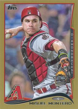 2014 Topps - Gold #287 Miguel Montero Front