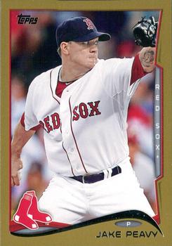 2014 Topps - Gold #307 Jake Peavy Front