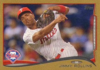 2014 Topps - Gold #312 Jimmy Rollins Front