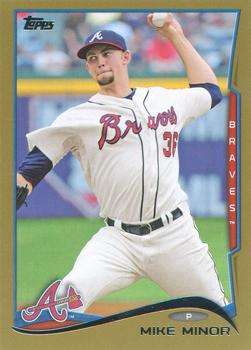 2014 Topps - Gold #316 Mike Minor Front