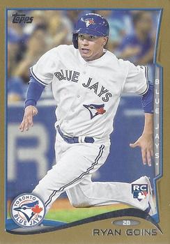 2014 Topps - Gold #319 Ryan Goins Front