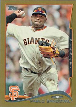 2014 Topps - Gold #327 Pablo Sandoval Front