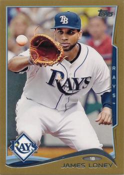 2014 Topps - Gold #328 James Loney Front