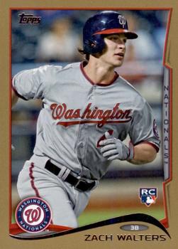 2014 Topps - Gold #337 Zach Walters Front