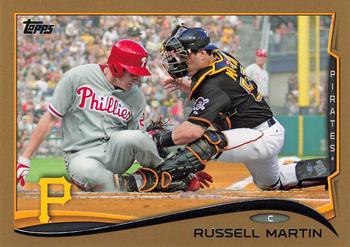 2014 Topps - Gold #360 Russell Martin Front