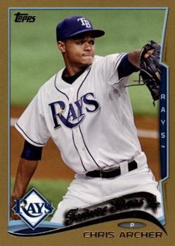 2014 Topps - Gold #383 Chris Archer Front