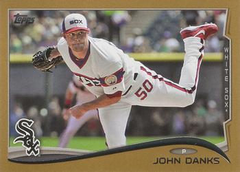 2014 Topps - Gold #395 John Danks Front