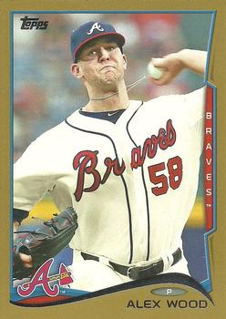 2014 Topps - Gold #437 Alex Wood Front
